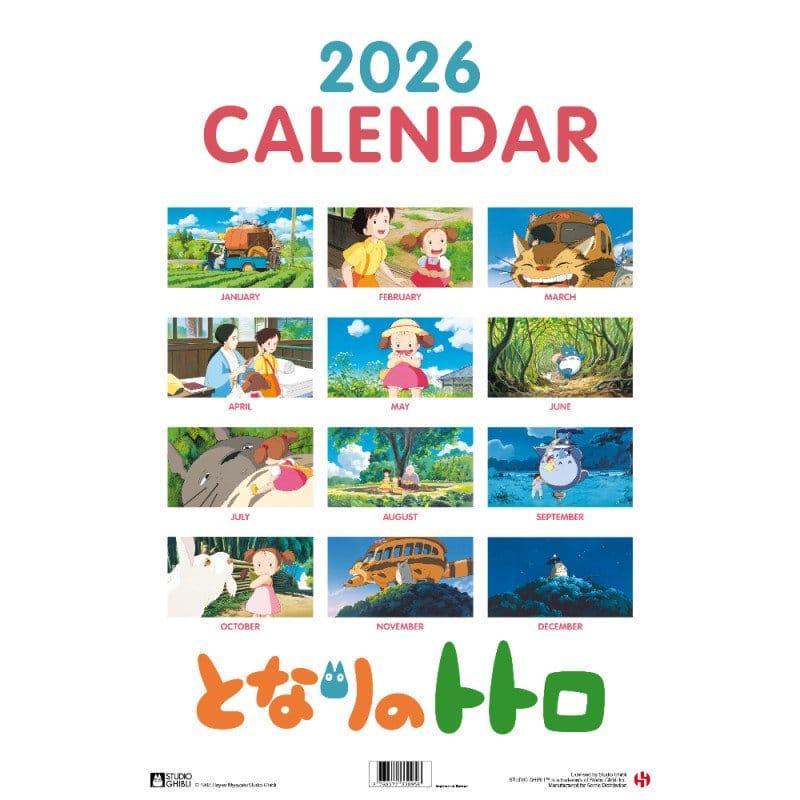Min granne Totoro Kalender 2026 *Engelsk version* Semic