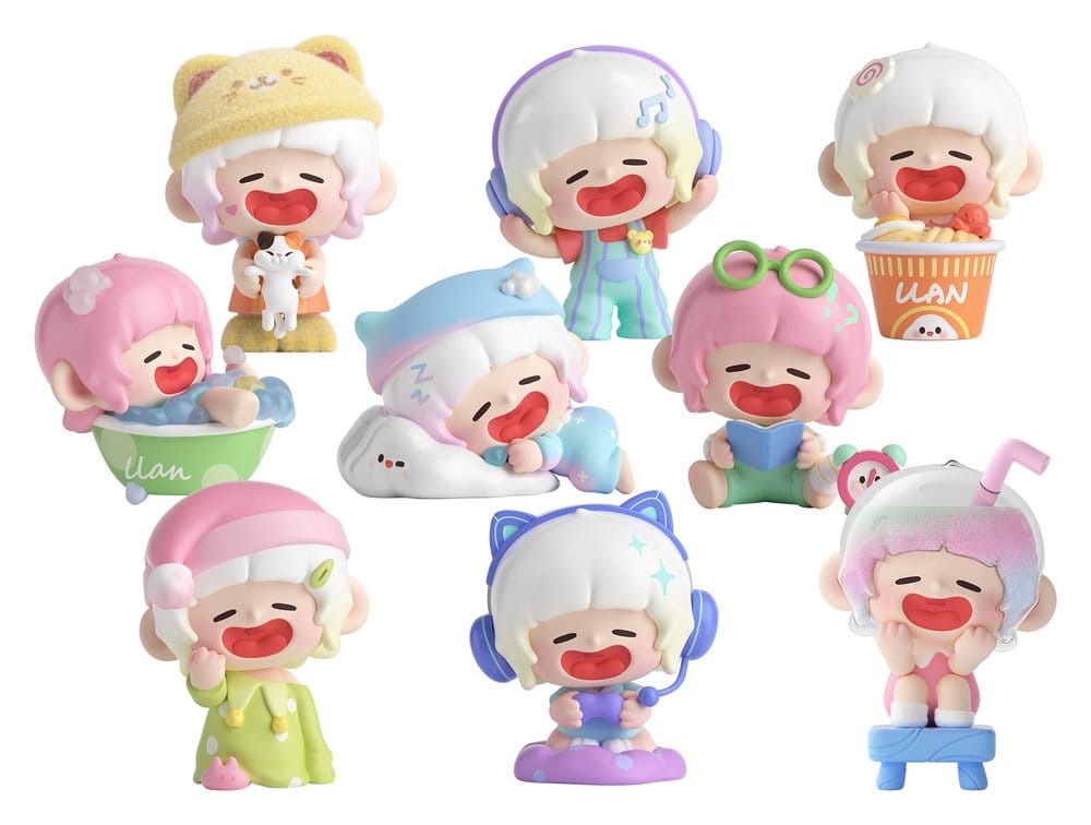 Original Character Collectible Figures Blind Box 8-Pack Lazy Home Diary 9 cm