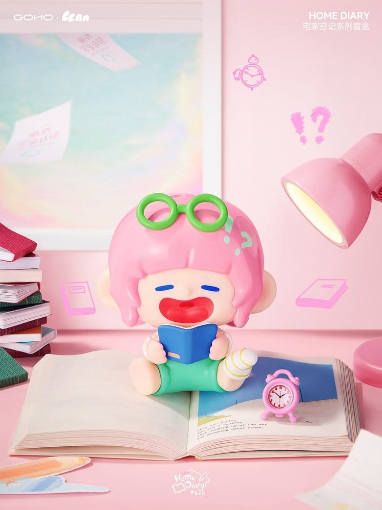 Original Character Collectible Figures Blind Box 8-Pack Lazy Home Diary 9 cm