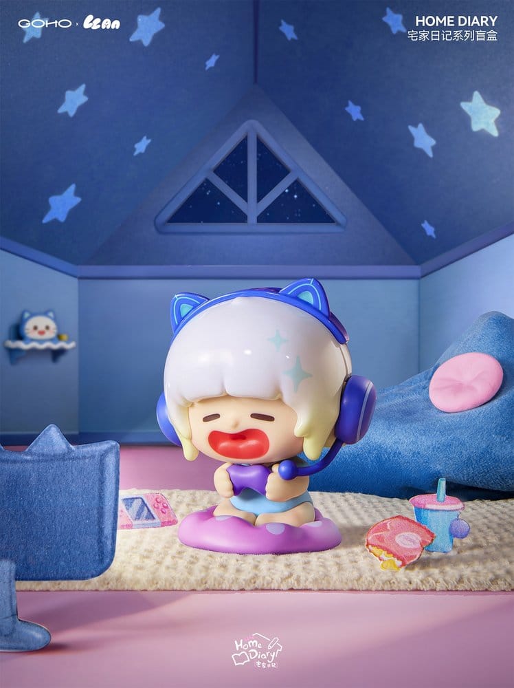 Original Character Collectible Figures Blind Box 8-Pack Lazy Home Diary 9 cm