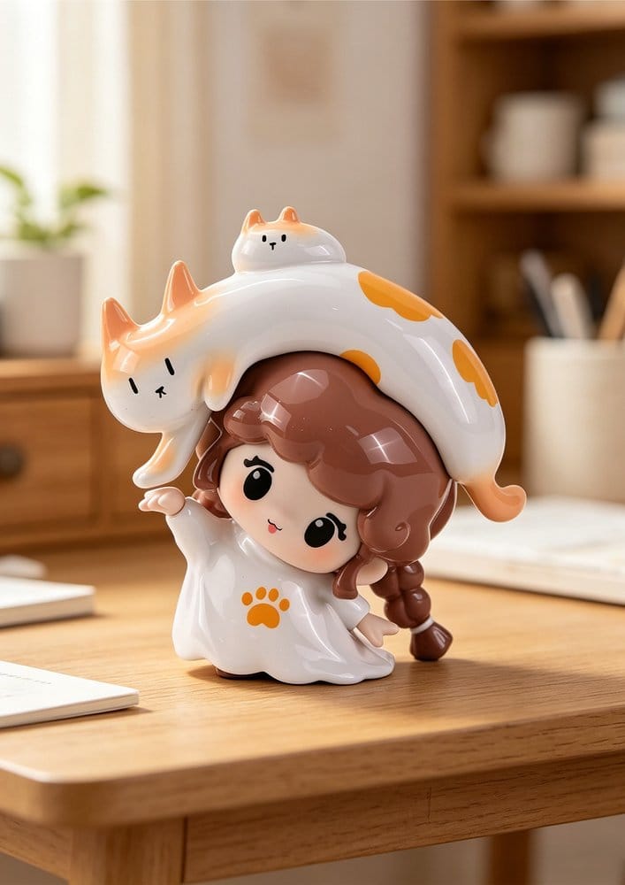 Chaoji Club Sweeties Sweet Day-serien Mini Figurer Blind Box Sortiment (10 stycken)
