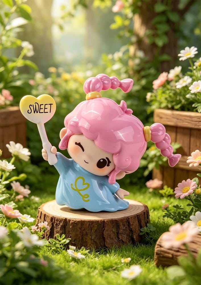 Chaoji Club Sweeties Sweet Day-serien Mini Figurer Blind Box Sortiment (10 stycken)