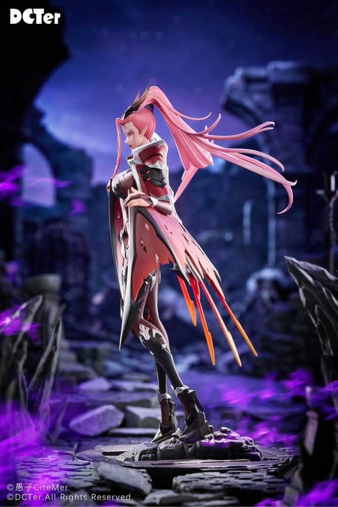 Original Character PU Figure 1/7 Heslion Draco Bellatrix Feminina 27 cm