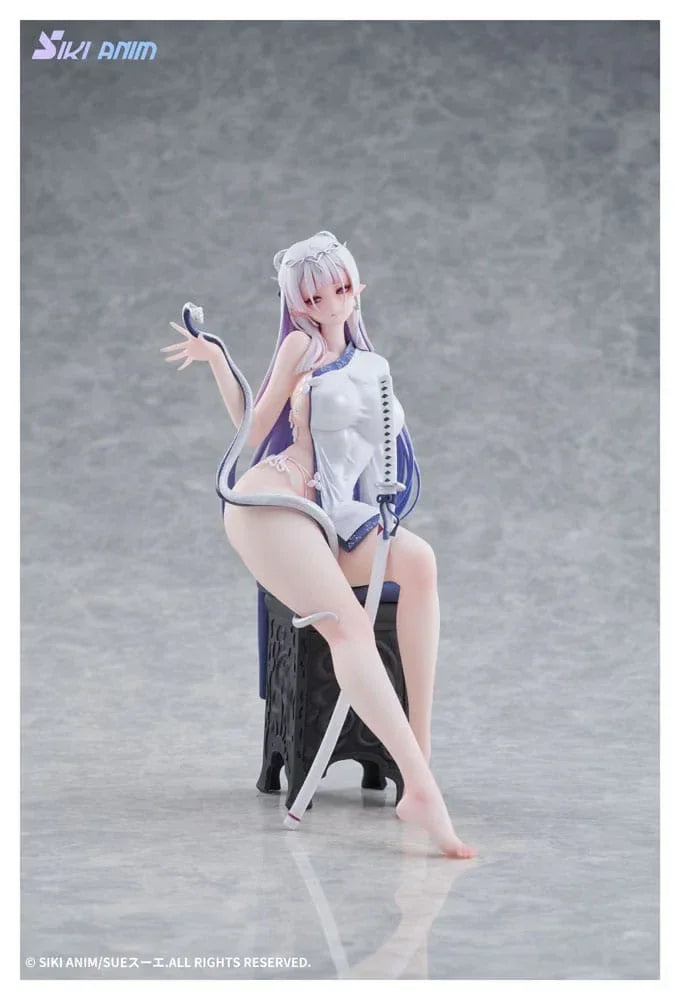 Original Character PVC Figur 1/7 The Color of the Blue - White Snake Normal Edition 20 cm SIKI ANIM