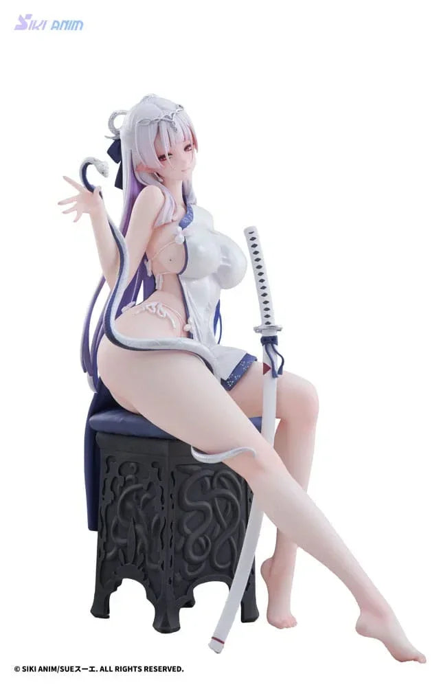 Original Character PVC Figur 1/7 The Color of the Blue - White Snake Normal Edition 20 cm SIKI ANIM