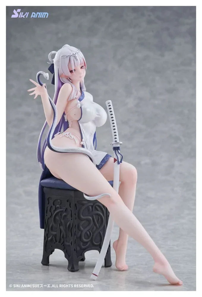 Original Character PVC Figur 1/7 The Color of the Blue - White Snake Deluxe Edition 20 cm SIKI ANIM
