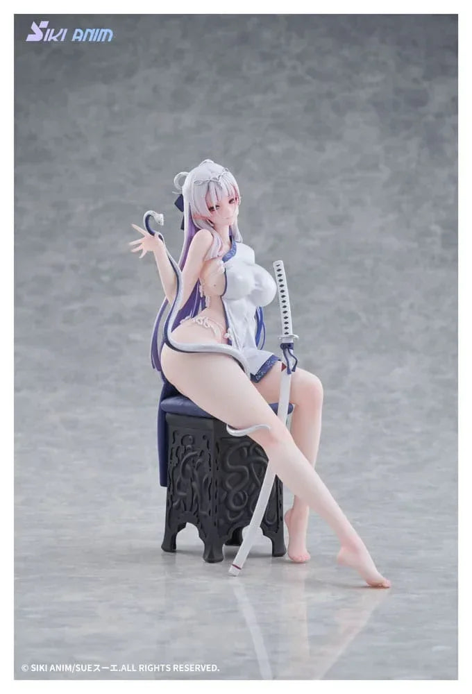 Original Character PVC Figur 1/7 The Color of the Blue - White Snake Deluxe Edition 20 cm SIKI ANIM