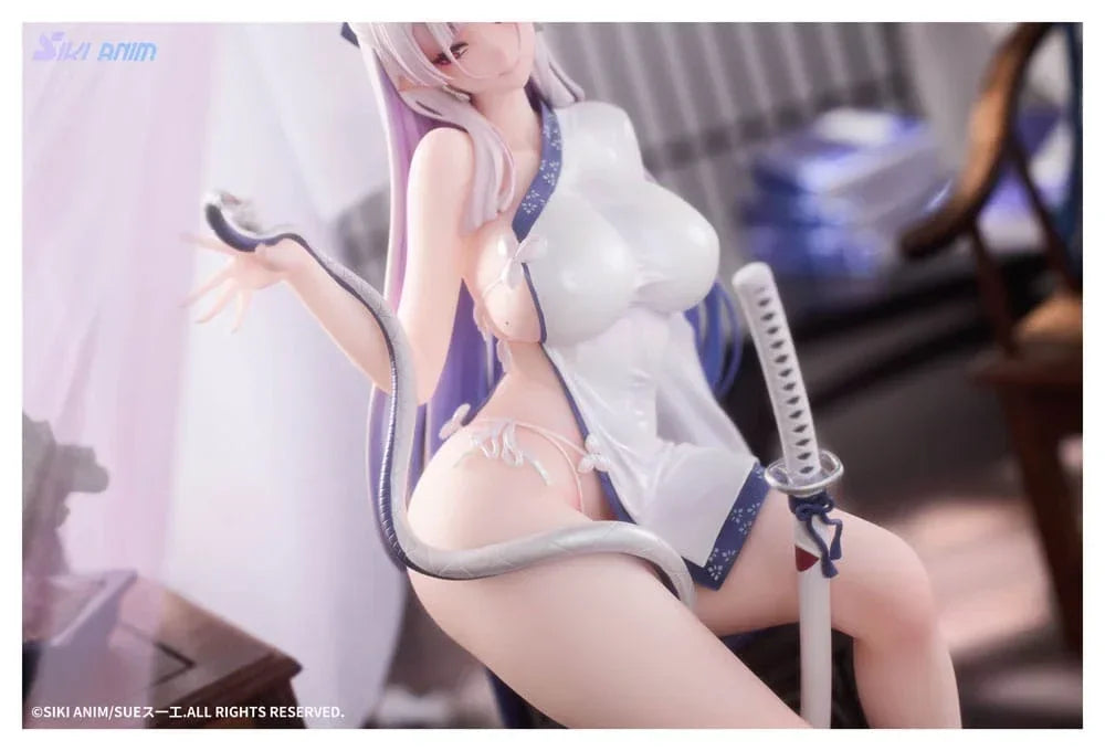Original Character PVC Figur 1/7 The Color of the Blue - White Snake Deluxe Edition 20 cm SIKI ANIM