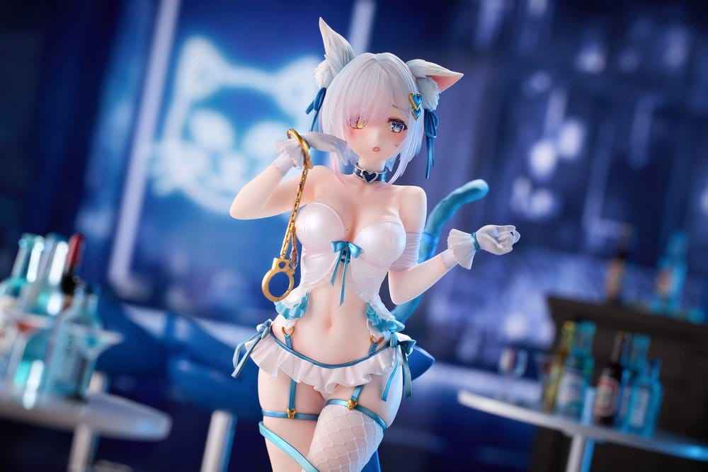 Original PVC-figur 1/7 Shibarare Neko Putika-chan Deluxe Edition 26 cm