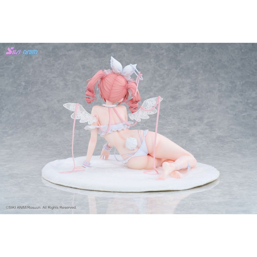 Original Character PVC Figure 1/4 White Rabbit Rosu Angel Ver. Illustrated by Rosuuri 23 cm