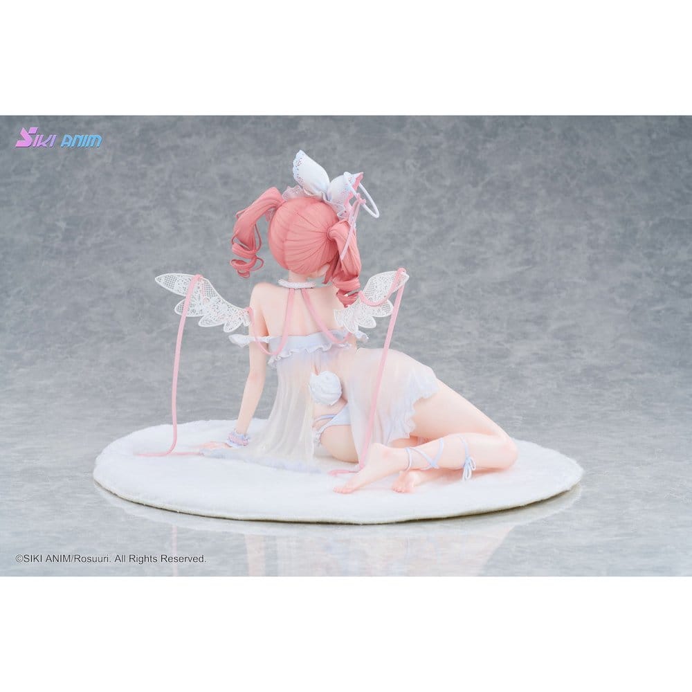 Original Character PVC Figure 1/4 White Rabbit Rosu Angel Ver. Illustrated by Rosuuri Bonus Edition 23 cm