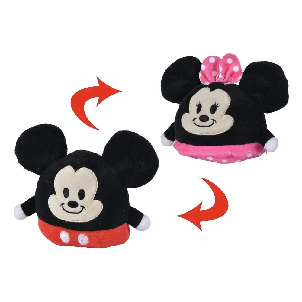 Disney: Mickey Mouse Reversible Gosedjur Mickey/Minnie 8 cm Simba