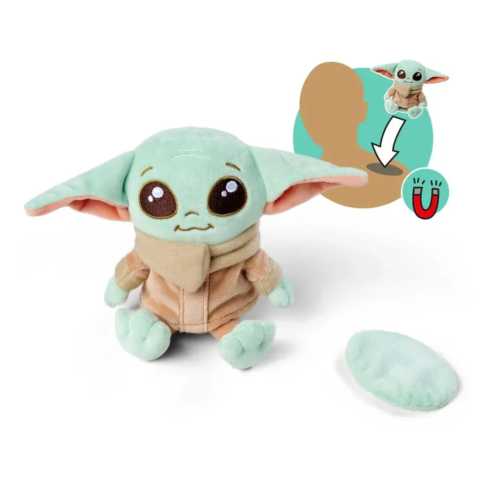 Star Wars The Mandalorian Plush Figur Grogu Shoulder Rider 12 cm Simba