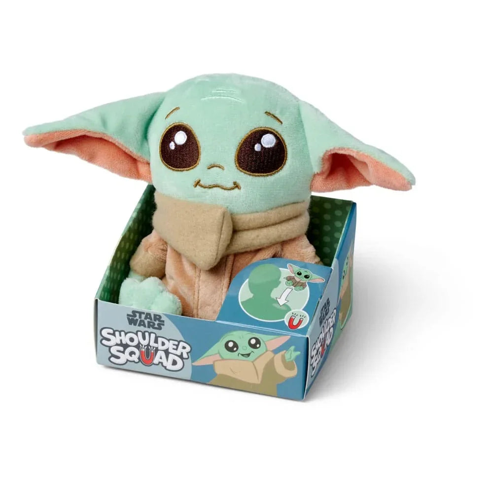 Star Wars The Mandalorian Plush Figur Grogu Shoulder Rider 12 cm Simba