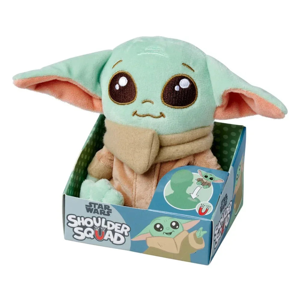 Star Wars The Mandalorian Plush Figur Grogu Shoulder Rider 12 cm Simba