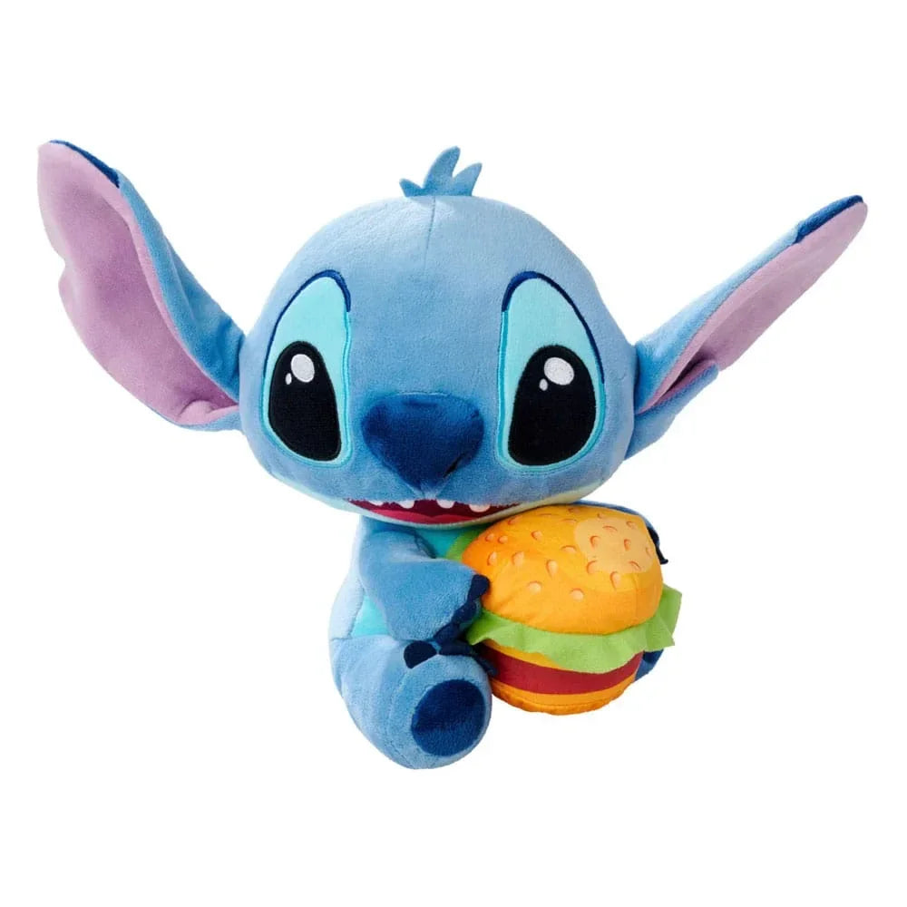 Lilo & Stitch Gosedjur Stitch med Burger 25 cm Simba