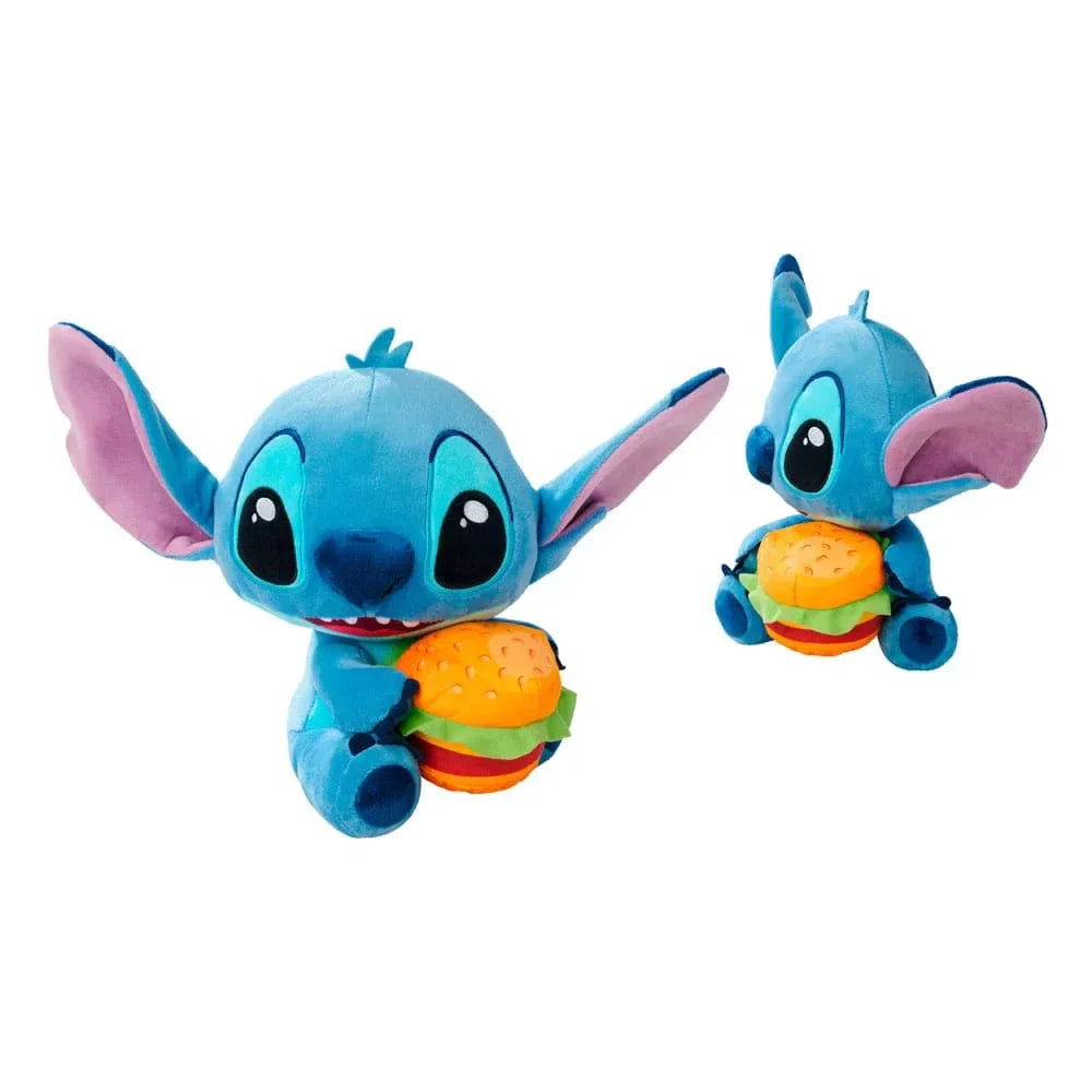 Lilo & Stitch Gosedjur Stitch med Burger 25 cm Simba