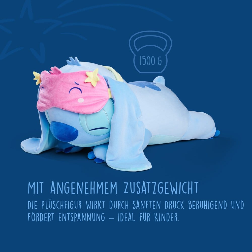 Disney Snuglets Välbefinnande Tyngre Gosedjur Stitch 40 cm