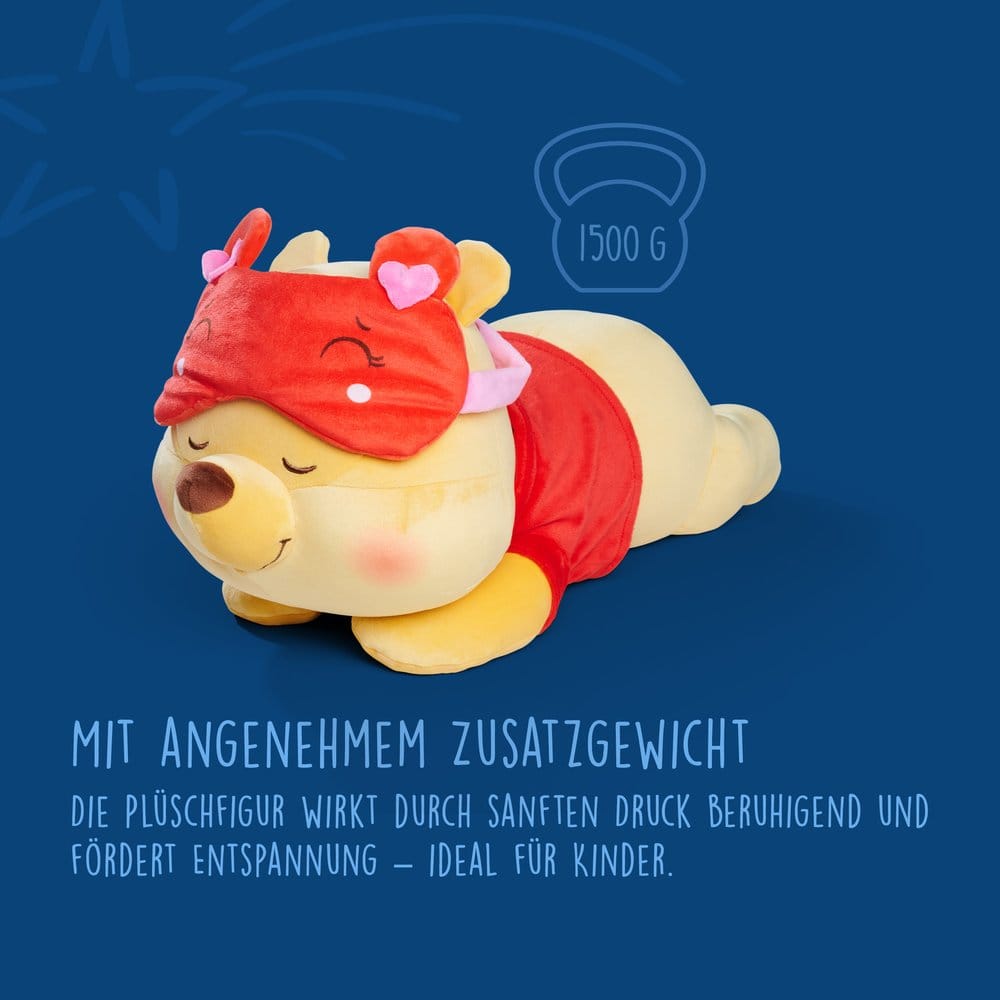 Disney Snuglets Välbefinnande Tungt Gosedjur Nalle Puh 40 cm