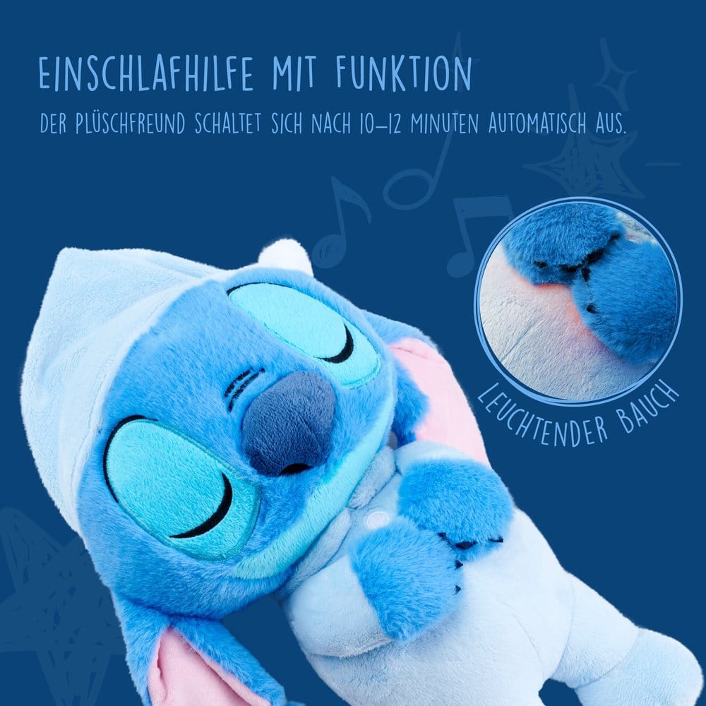 Disney gosedjur with Sound Sleeping Stitch 31 cm