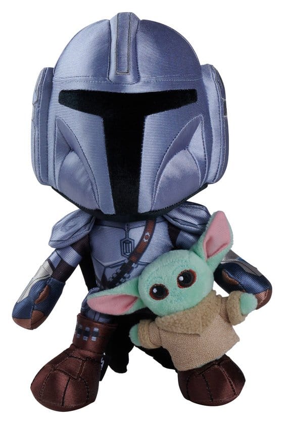 Star Wars Mandalorian gosedjur Mandalorian & Mini Grogu 25 cm