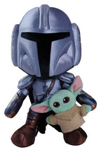 Star Wars Mandalorian gosedjur Mandalorian & Mini Grogu 25 cm