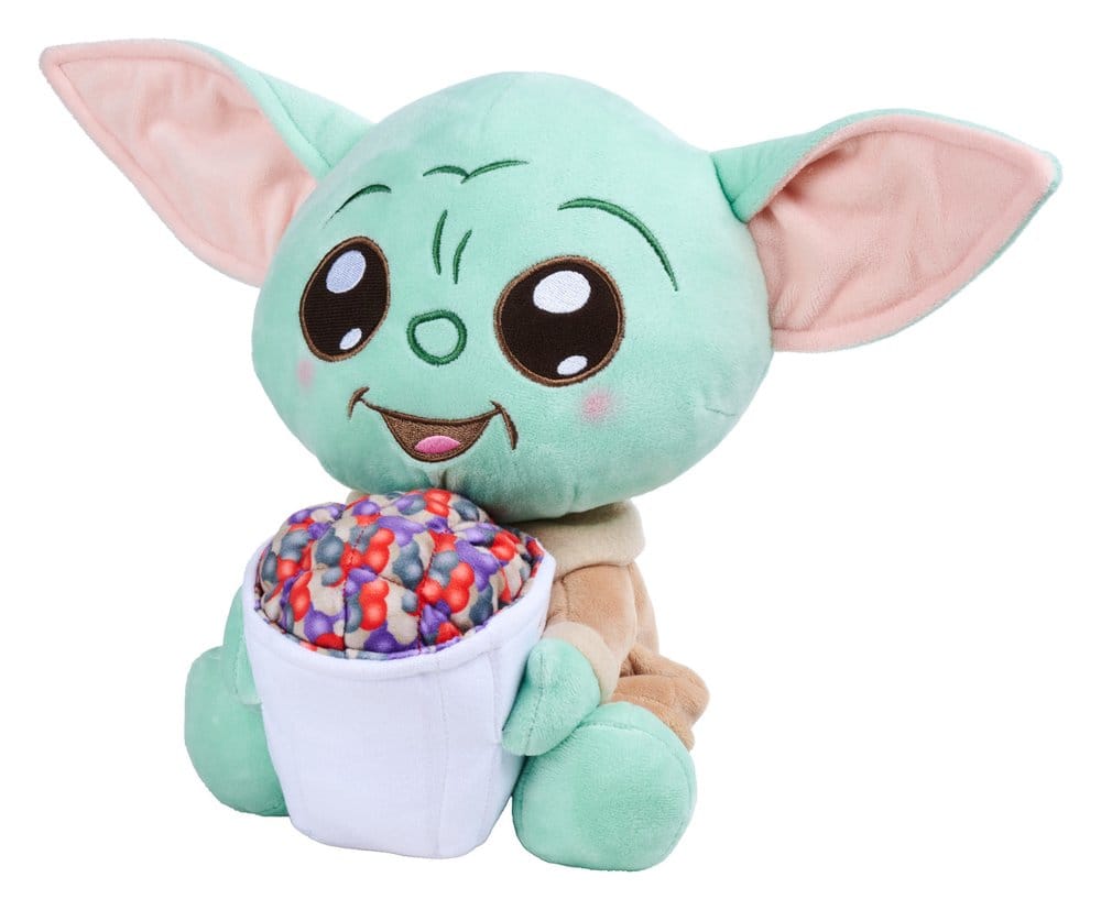 Star Wars Mandalorian gosedjur Grogu med popcorn 25 cm