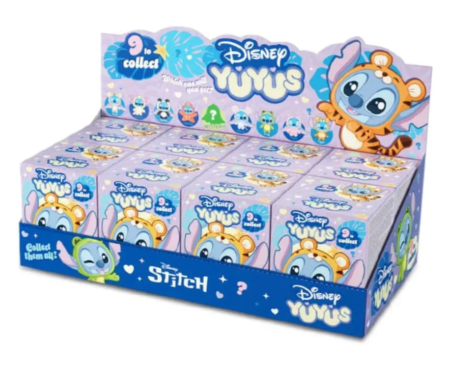 Disney YuYus Gosedjur Nyckelringar Stitch 12 cm Blindbox Display (8) Simba