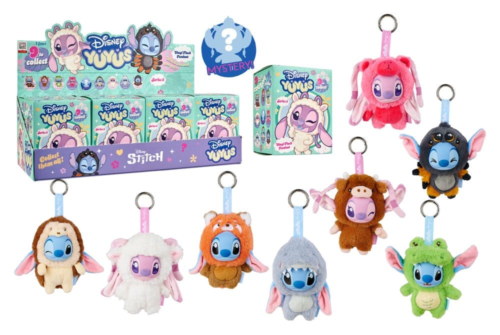 Disney YuYus gosedjur Key rings Wave 2 Stitch & Angel 13 cm Blindbox Display (8)