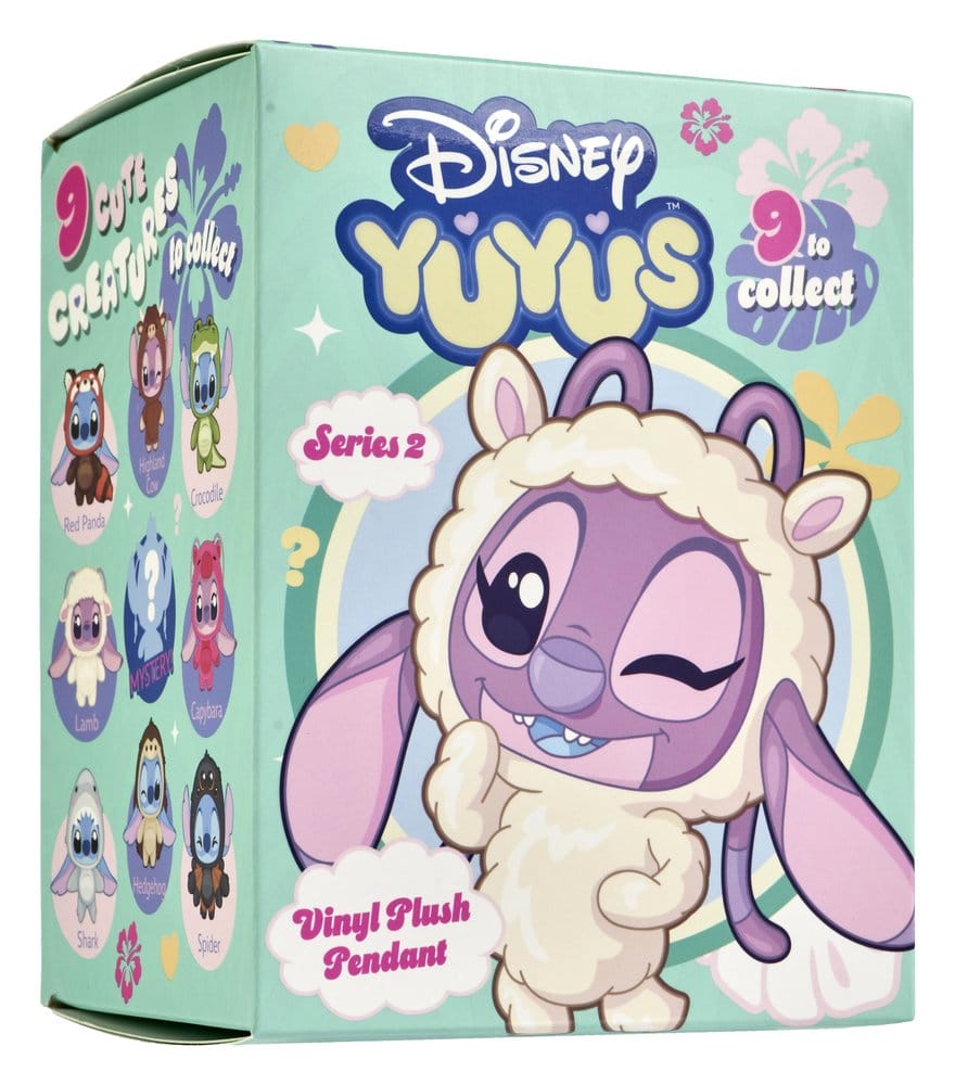 Disney YuYus gosedjursnyckelringar Våg 2 Stitch & Angel 13 cm Blindbox Display (8)
