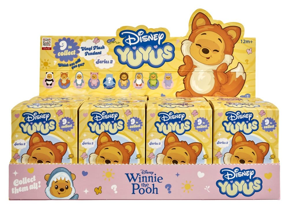 Disney YuYus gosedjur Key rings Wave 2 Winnie the Pooh 13 cm Blindbox Display (8)