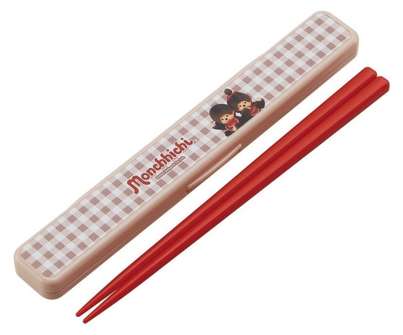 Monchhichi Chopsticks Box Set Red