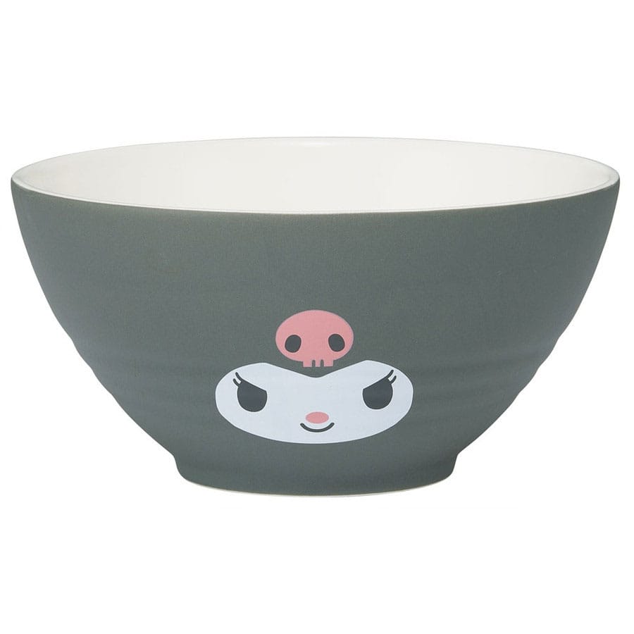Sanrio Ramen Bowl Kuromi – Officiell Keramisk Skål med 1050 ml Kapacitet Skater