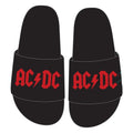 AC/DC Tofflor med Logotyp Storlek M Heroes Inc