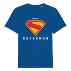 Superman 2025 T-Shirt med Klassisk Logotyp i Storlek M Heroes Inc