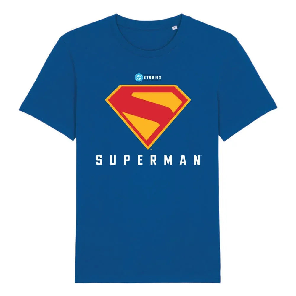 Superman 2025 T-Shirt med Klassisk Logotyp Stl L Heroes Inc