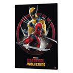 Marvel Wood Wall Art Deadpool & Wolverine 01 Action 35 x 50 cm