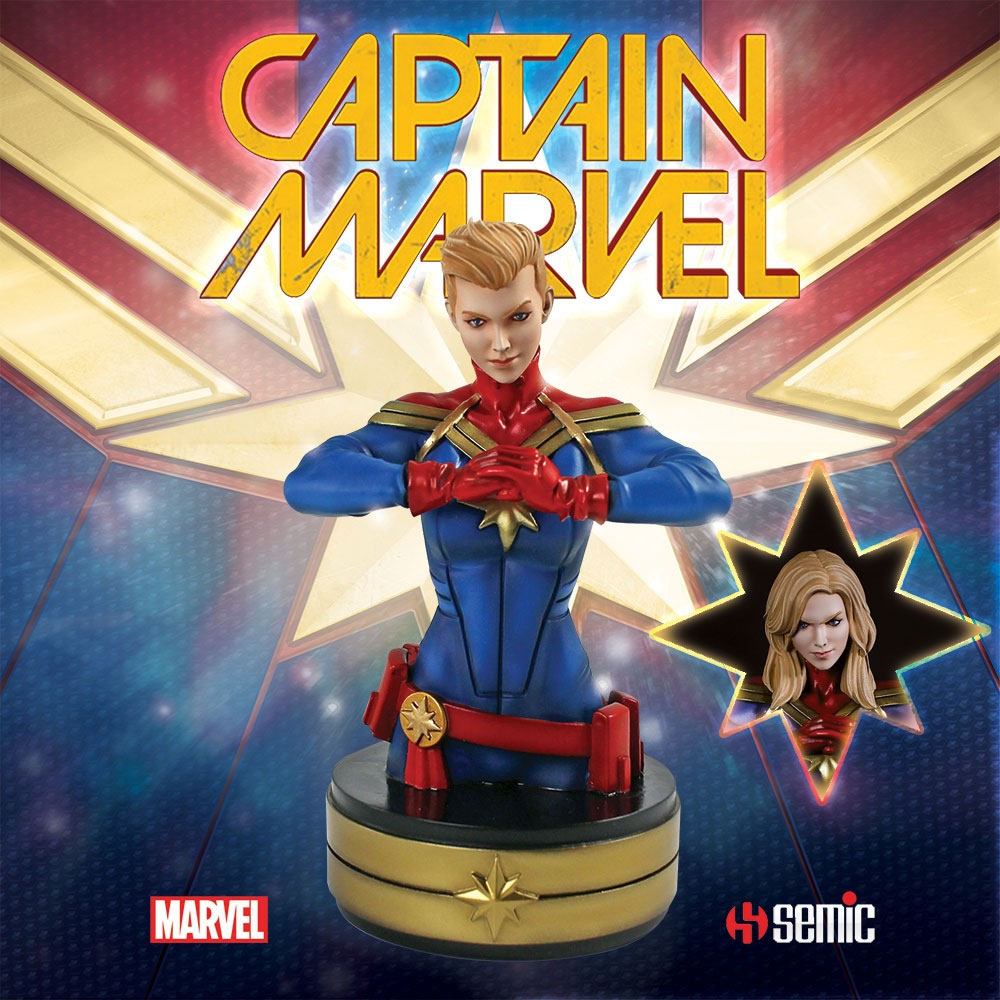 Captain Marvel Bust - 20 cm Semic