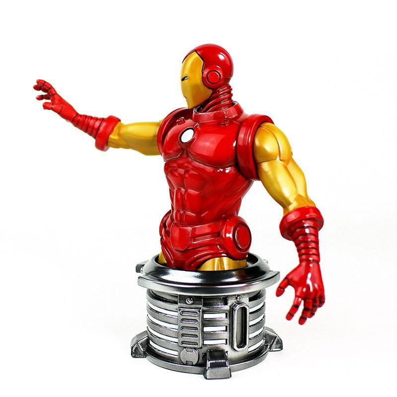 Marvel Bust Iron Man 17 cm – Officiellt Licensierad Samlarfigur Semic