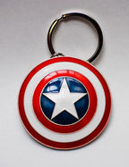 Marvel Comics Metal Nyckelring Captain America Shield Semic
