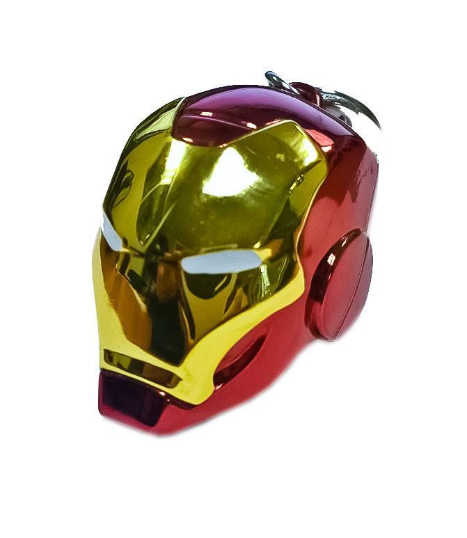 Marvel Comics Metall Nyckelring Iron Man Hjälm Semic