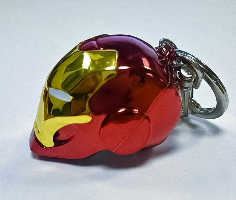 Marvel Comics Metall Nyckelring Iron Man Hjälm Semic