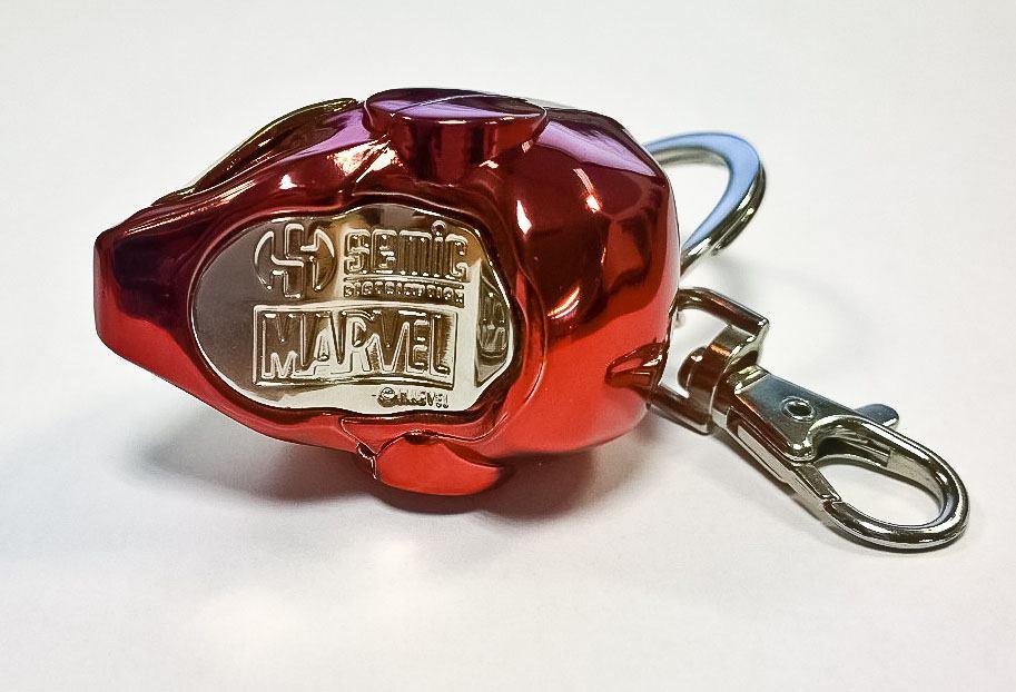 Marvel Comics Metall Nyckelring Iron Man Hjälm Semic
