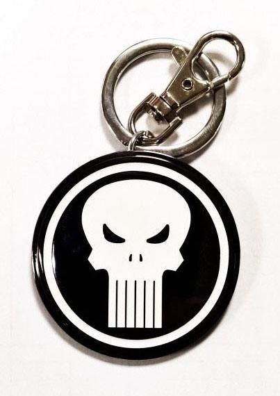 Marvel Comics Metal Nyckelring Punisher Logo – Officiell Merchandise Semic