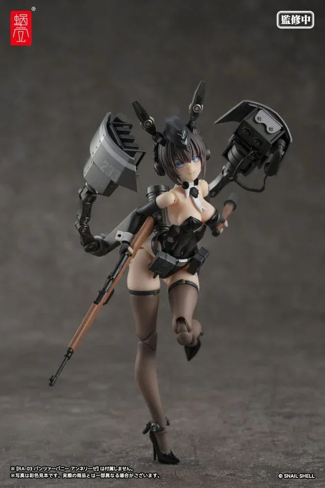 Original Character Action Figur Parts 1/12 - Valfria Vapendelar Panzer Bunny Anneliese Snail Shell