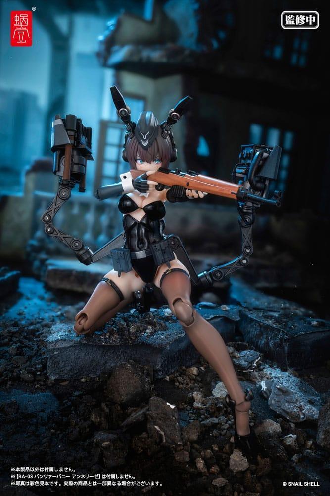 Original Character Action Figur Parts 1/12 - Valfria Vapendelar Panzer Bunny Anneliese Snail Shell