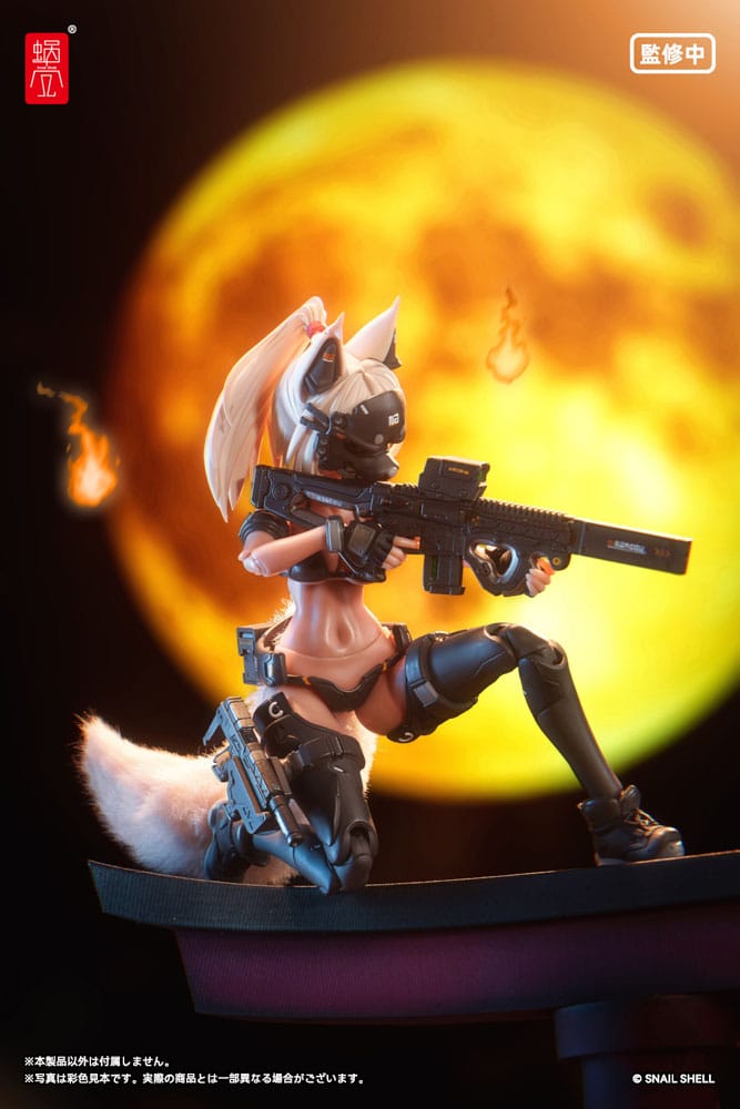 Original Karaktär Action Figur Kit 1/12 RA-04 Kitsunebi Senki Honoka Badklädder Ver. 15 cm Snail Shell