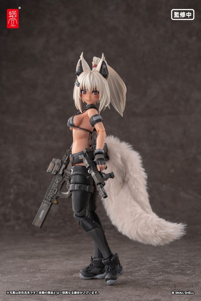 Original Karaktär Action Figur Kit 1/12 RA-04 Kitsunebi Senki Honoka Badklädder Ver. 15 cm Snail Shell