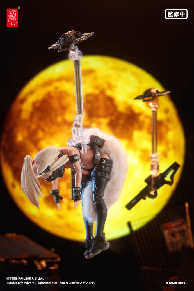 Original Karaktär Action Figur Kit 1/12 RA-04 Kitsunebi Senki Honoka Badklädder Ver. 15 cm Snail Shell
