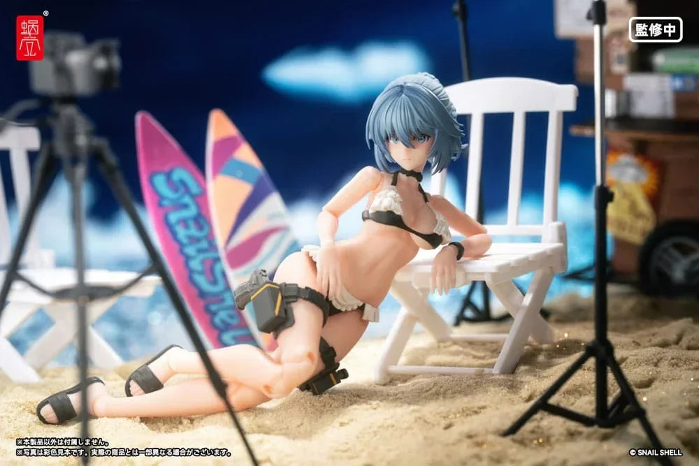 Original Karaktär Action Figur Kit 1/12 RA-04 Kitsunebi Senki Honoka Badkläder Ver. 15 cm Snail Shell